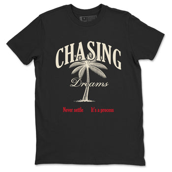 Sneaker Threads – Sneaker Tees To Match Air Foamposite One Pearl – Chasing Dreams Graphic Tee Black 2. Perfect for Jordan releases 2025 colorways.