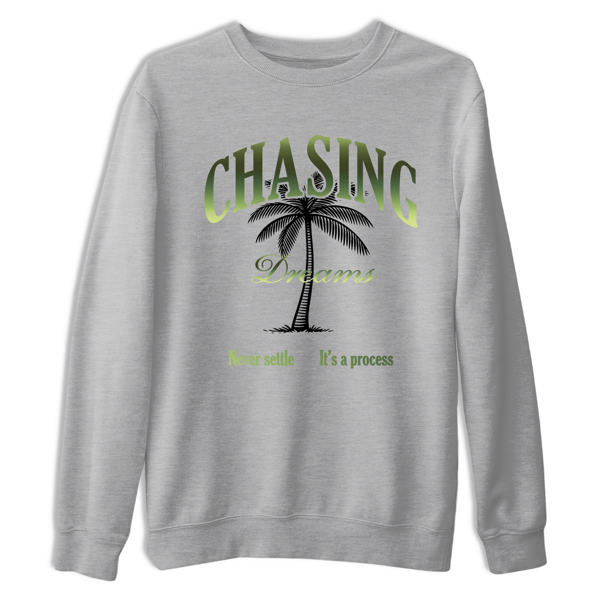 Best Christmas gifts for sneakerheads - Sneaker Tees To Match Air Foamposite One Pine Green Sneakers – Chasing Dreams Tee Heather Grey 2