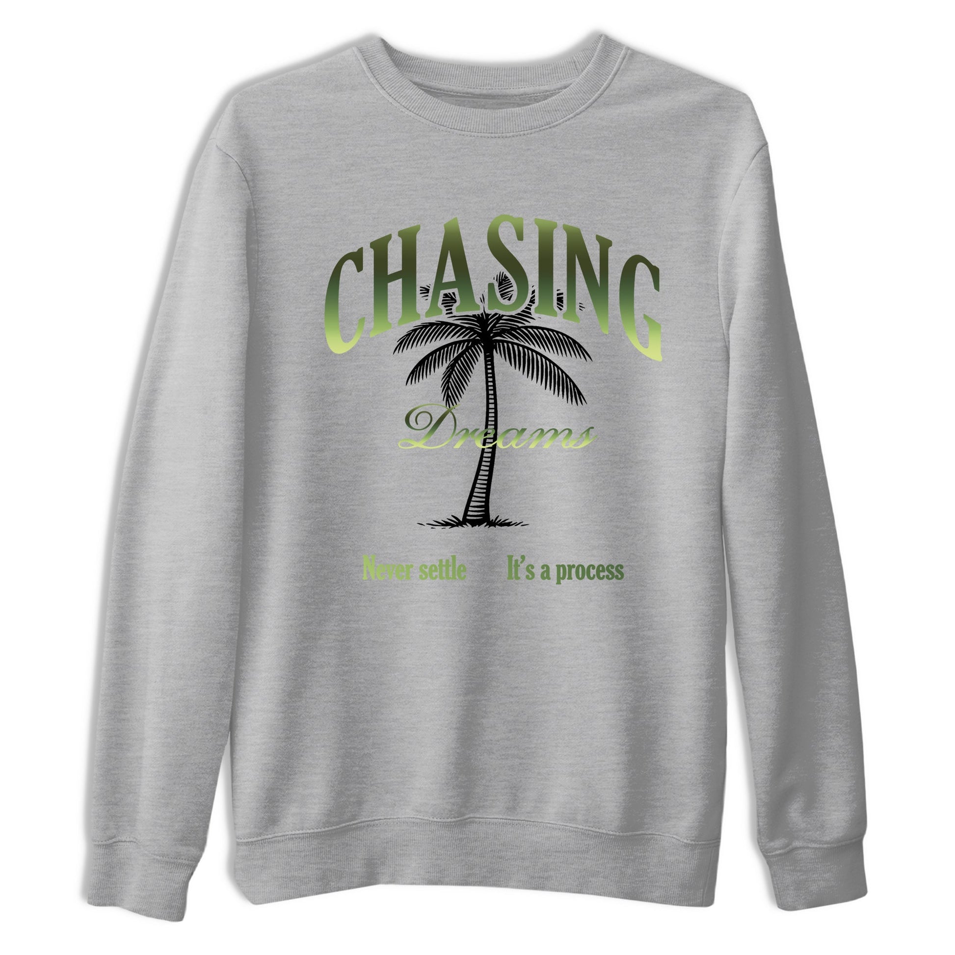 Best Christmas gifts for sneakerheads - Sneaker Tees To Match Air Foamposite One Pine Green Sneakers – Chasing Dreams Tee Heather Grey 2