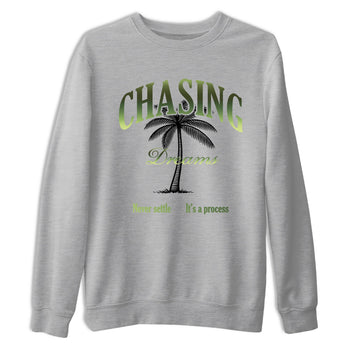Best Christmas gifts for sneakerheads - Sneaker Tees To Match Air Foamposite One Pine Green Sneakers – Chasing Dreams Tee Heather Grey 2