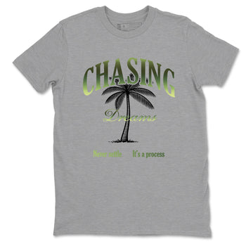 Best Christmas gifts for sneakerheads - Sneaker Tees To Match Air Foamposite One Pine Green Sneakers – Chasing Dreams Tee Heather Grey 2