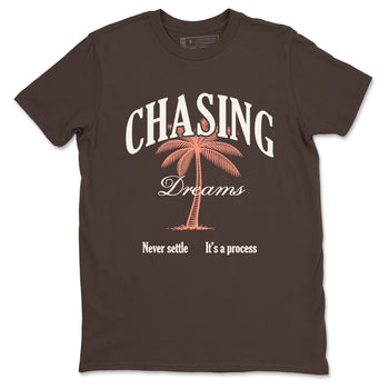 Sneaker match tees – Sneaker Tees To Match Air Jordan 1 Baroque Brown Shoes – Chasing Dreams Tee Dark Chocolate 2
