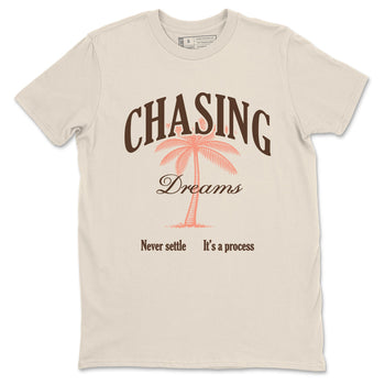 Sneaker match tees – Sneaker Tees To Match Air Jordan 1 Baroque Brown Shoes – Chasing Dreams Tee Natural 2