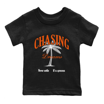 Sneaker match tees – Sneaker Tees To Match Air Jordan 1 Shattered Backboard Shoes – Chasing Dreams Kids T-Shirt Black 2