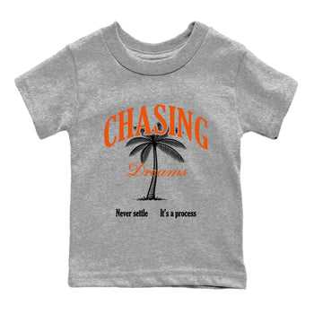 Sneaker match tees – Sneaker Tees To Match Air Jordan 1 Shattered Backboard Shoes – Chasing Dreams Kids T-Shirt Heather Grey 2