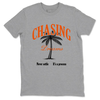 Sneaker match tees – Sneaker Tees To Match Air Jordan 1 Shattered Backboard Shoes – Chasing Dreams Tee Heather Grey 2