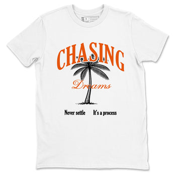 Sneaker match tees – Sneaker Tees To Match Air Jordan 1 Shattered Backboard Shoes – Chasing Dreams Tee White 2