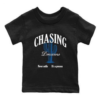Sneaker Threads – Sneaker Threads To Match Air Jordan 1 Travis Scott Fragment Shoes – Chasing Dreams Kids T-Shirt Black 2
