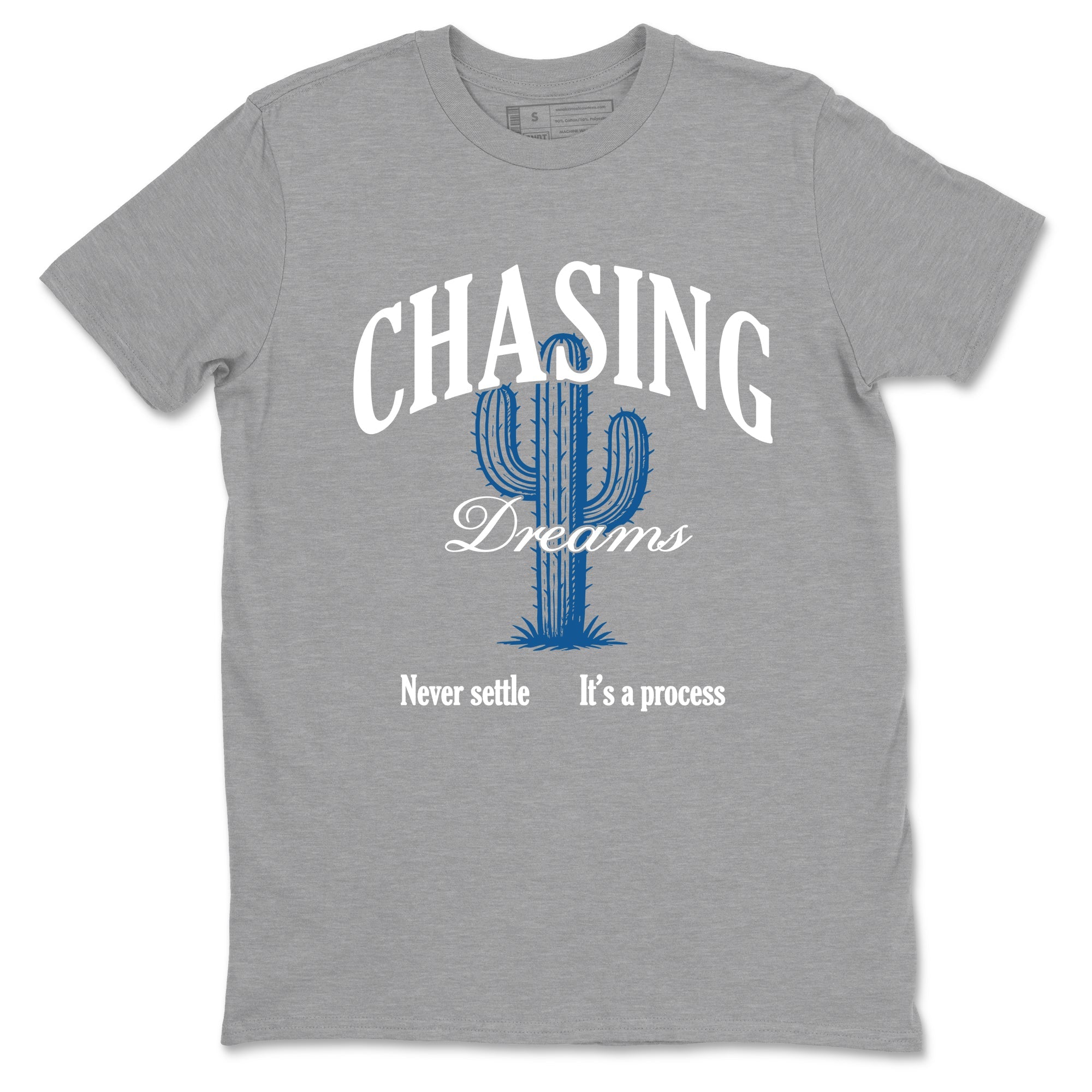 Sneaker Threads – Sneaker Threads To Match Air Jordan 1 Travis Scott Fragment Shoes – Chasing Dreams Tee Heather Grey 2