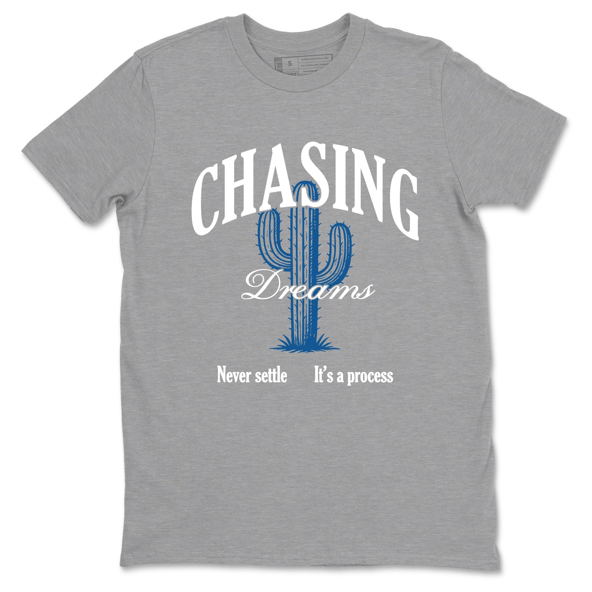 Sneaker Threads – Sneaker Threads To Match Air Jordan 1 Travis Scott Fragment Shoes – Chasing Dreams Tee Heather Grey 2