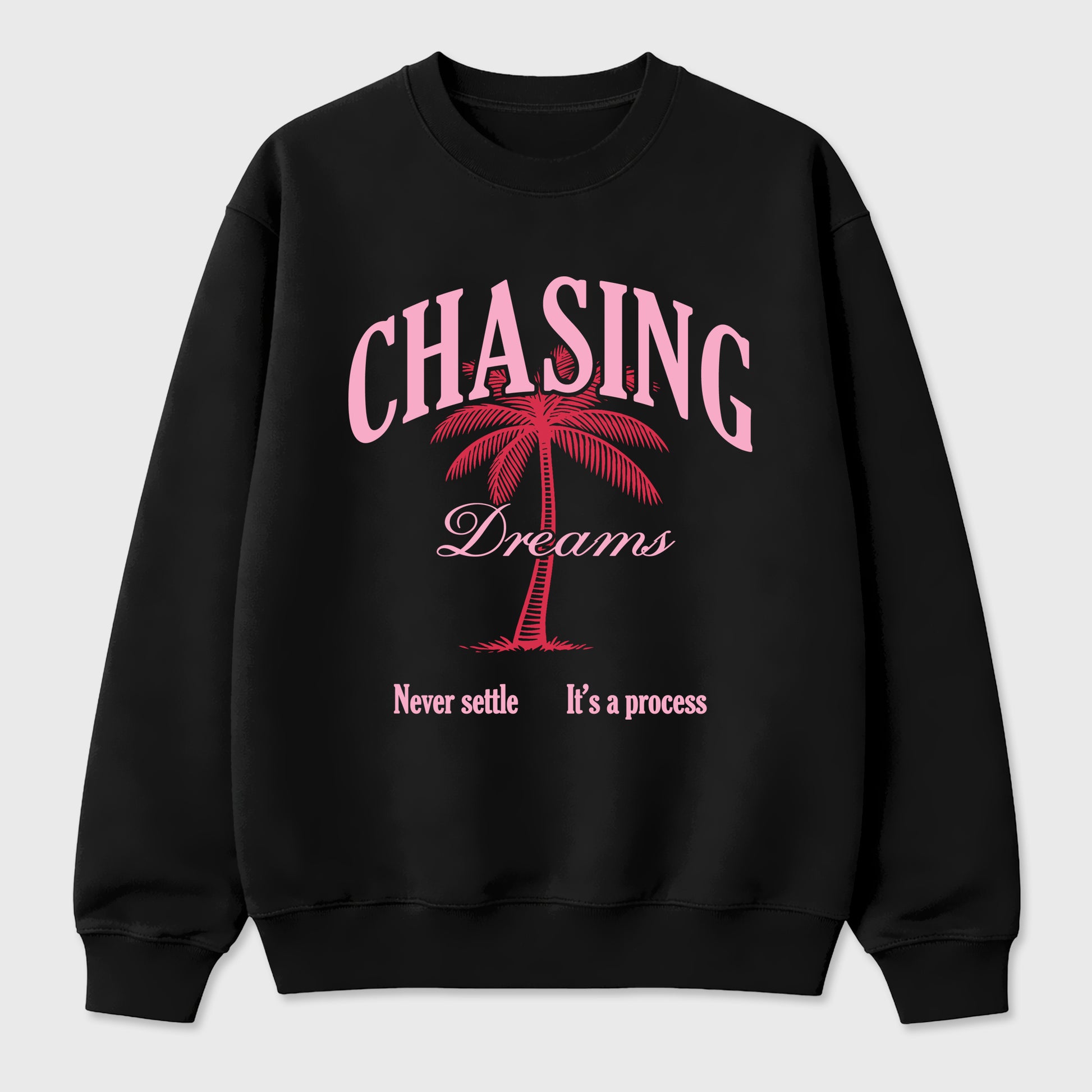 Perfect Sneakerhead Fashion Outfits – Sneaker Tees To Match Air Jordan 1 Low OG x Travis Scott Tropical Pink Shoes – Chasing Dreams Graphic Tee Black 2