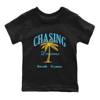 Sneaker match tees – Sneaker Tees To Match Air Jordan 11 Gamma Shoes – Chasing Dreams Kids T-Shirt Black 2