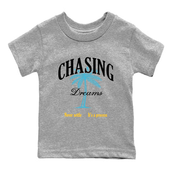 Sneaker match tees – Sneaker Tees To Match Air Jordan 11 Gamma Shoes – Chasing Dreams Kids T-Shirt Heather Grey 2