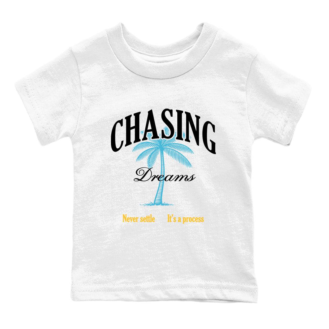 Sneaker match tees – Sneaker Tees To Match Air Jordan 11 Gamma Shoes – Chasing Dreams Kids T-Shirt White 2
