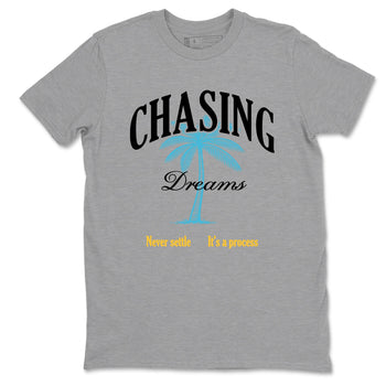 Sneaker match tees – Sneaker Tees To Match Air Jordan 11 Gamma Shoes – Chasing Dreams Tee Heather Grey 2