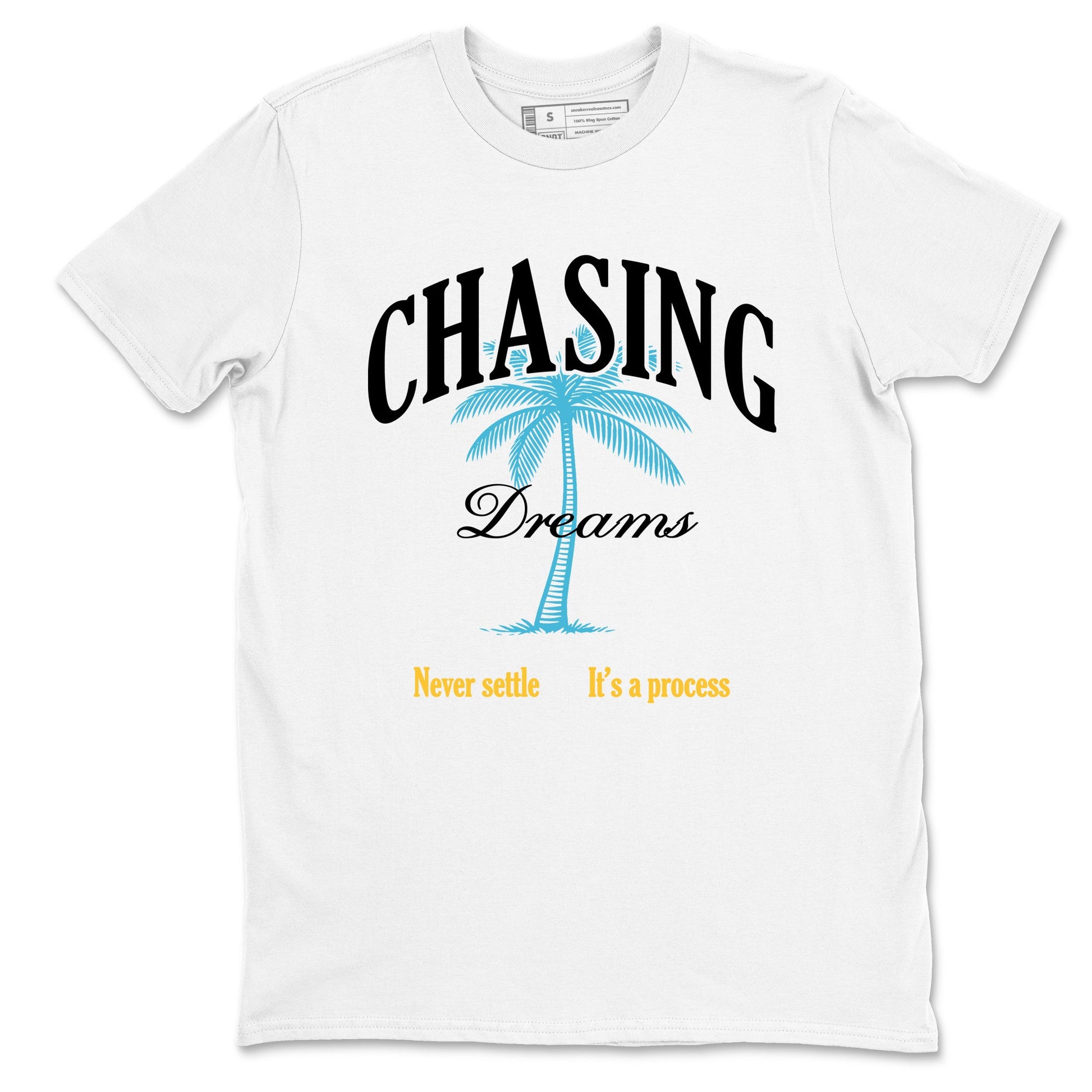 Sneaker match tees – Sneaker Tees To Match Air Jordan 11 Gamma Shoes – Chasing Dreams Tee White 2