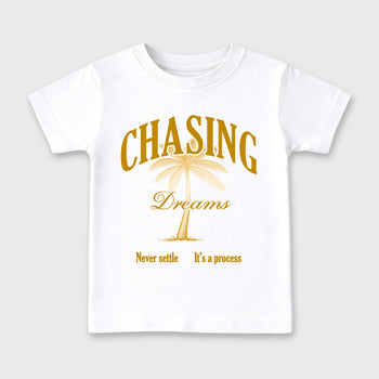 Sneaker match tees – Sneaker Tees To Match Air Jordan 11 Mother's Day Shoes – Chasing Dreams Kids T-Shirt White 2