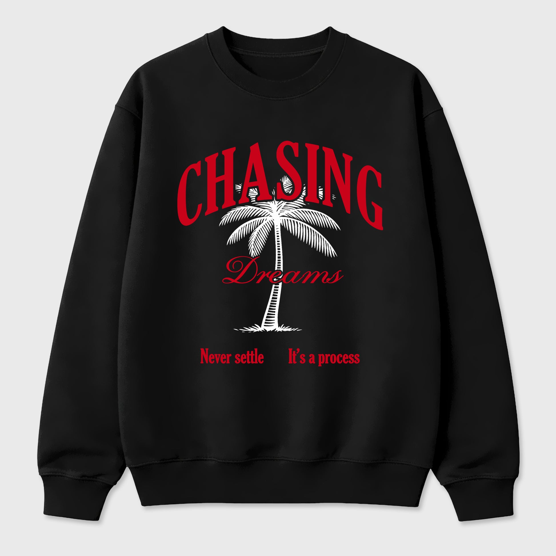 Sneaker match tees – Sneaker Tees To Match Air Jordan 13 University Red Shoes – Chasing Dreams Tee Black 2