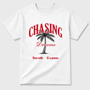 Sneaker match tees – Sneaker Tees To Match Air Jordan 13 University Red Shoes – Chasing Dreams Tee White 2