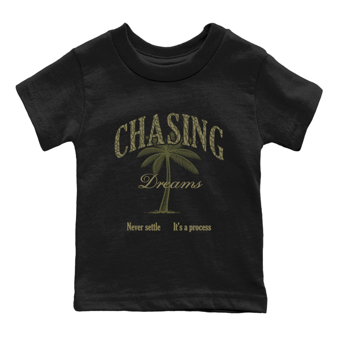 Sneaker Threads – Sneaker Threads To Match Air Jordan 3 Family Affair Shoes – Chasing Dreams Kids T-Shirt Black 2