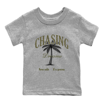 Sneaker Threads – Sneaker Threads To Match Air Jordan 3 Family Affair Shoes – Chasing Dreams Kids T-Shirt Heather Grey 2