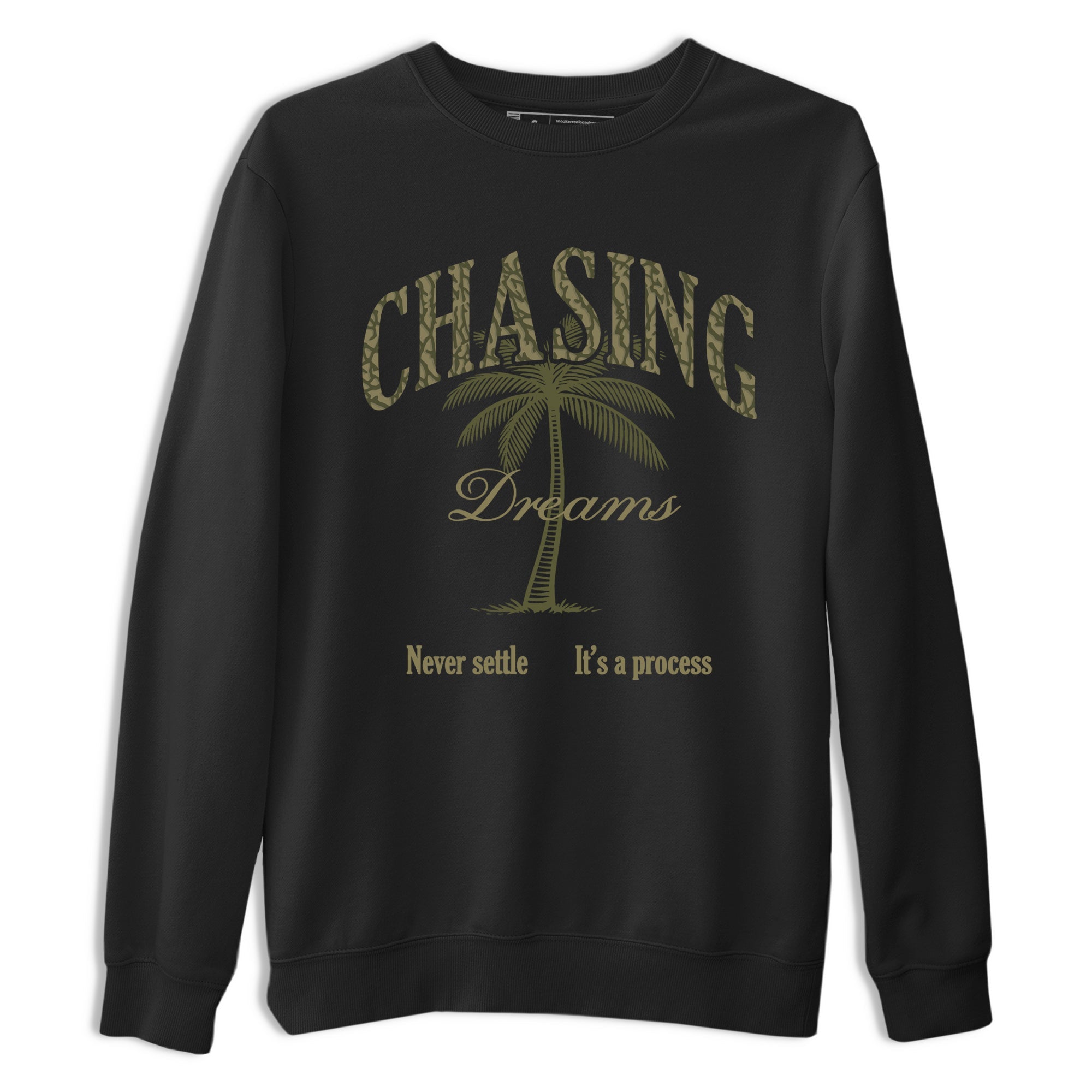 Sneaker Threads – Sneaker Threads To Match Air Jordan 3 Family Affair Shoes – Chasing Dreams Tee Black 2