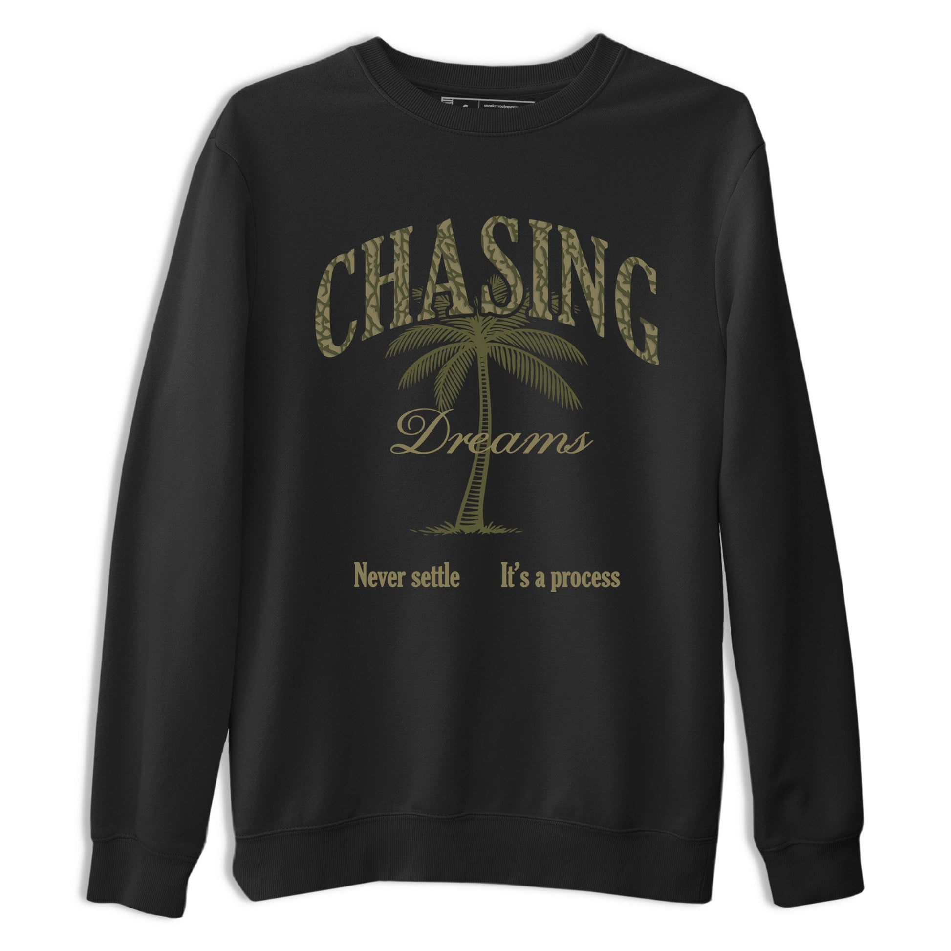Sneaker Threads – Sneaker Threads To Match Air Jordan 3 Family Affair Shoes – Chasing Dreams Tee Black 2
