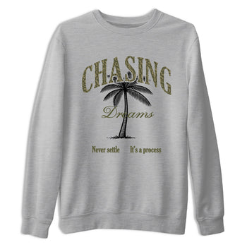 Sneaker Threads – Sneaker Threads To Match Air Jordan 3 Family Affair Shoes – Chasing Dreams Tee Heather Grey 2