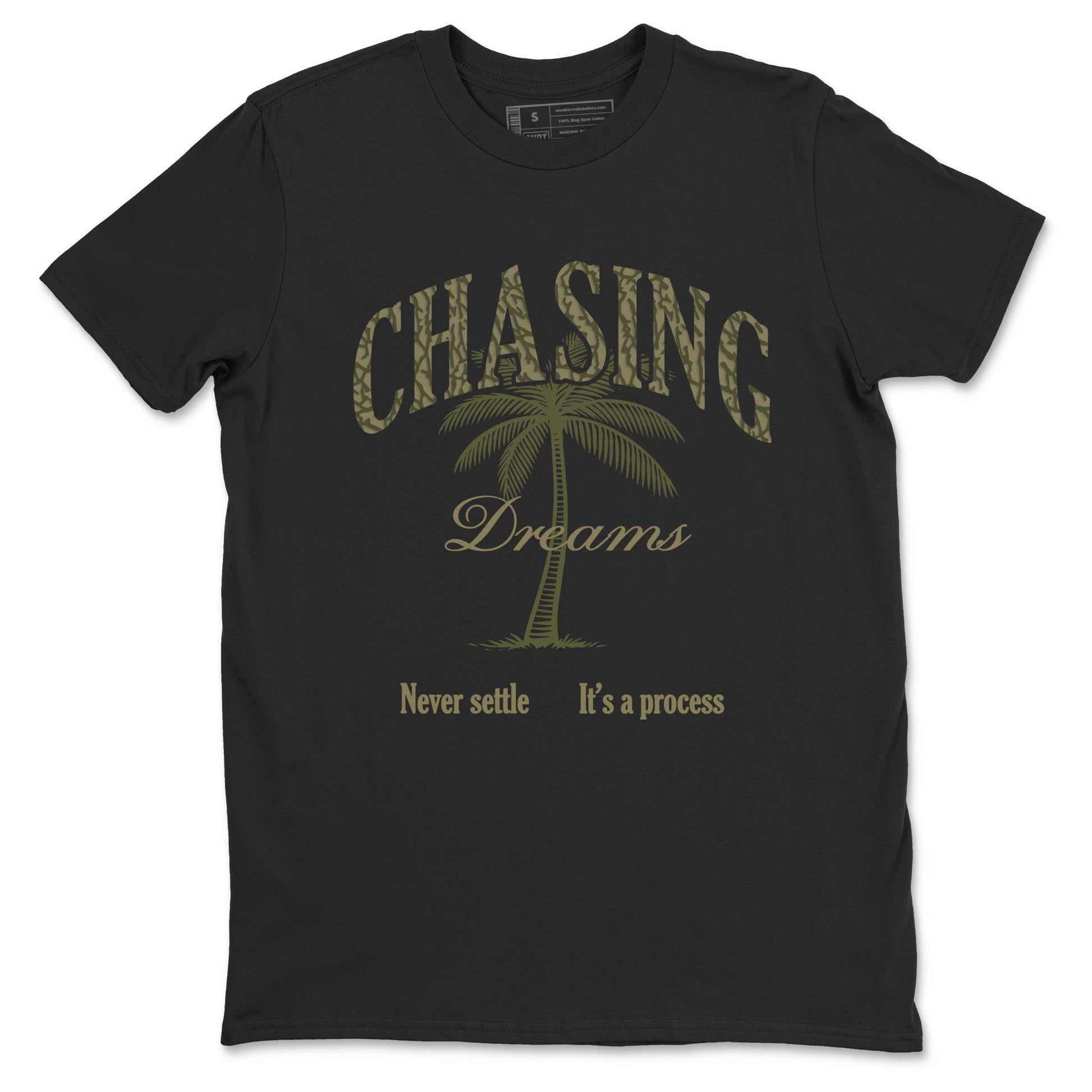 Sneaker Threads – Sneaker Threads To Match Air Jordan 3 Family Affair Shoes – Chasing Dreams Tee Black 2