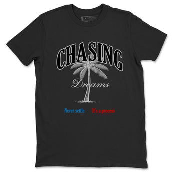Chasing Dreams sneaker match t-shirt styled to complete your fit with the Air Jordan 3 Rare Air sneakers, shown in Black 2.
