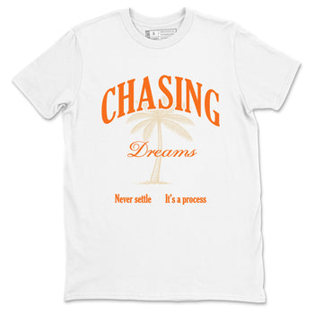 Chasing Dreams sneaker match t-shirt styled to complete your fit with the Air Jordan 3 Starfish sneakers, shown in White 2.