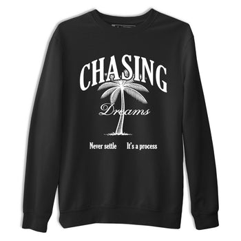 Best Sneakerfit graphic tee – Sneaker Tees To Match Air Jordan 4 Retro Black Cat Sneakers – Chasing Dreams Tee Black 2