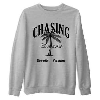 Best Sneakerfit graphic tee – Sneaker Tees To Match Air Jordan 4 Retro Black Cat Sneakers – Chasing Dreams Tee Heather Grey 2