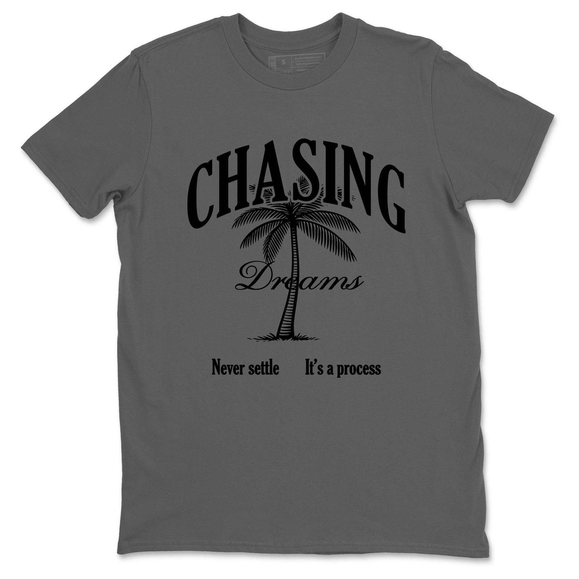 Best Sneakerfit graphic tee – Sneaker Tees To Match Air Jordan 4 Retro Black Cat Sneakers – Chasing Dreams Tee Cool Grey 2
