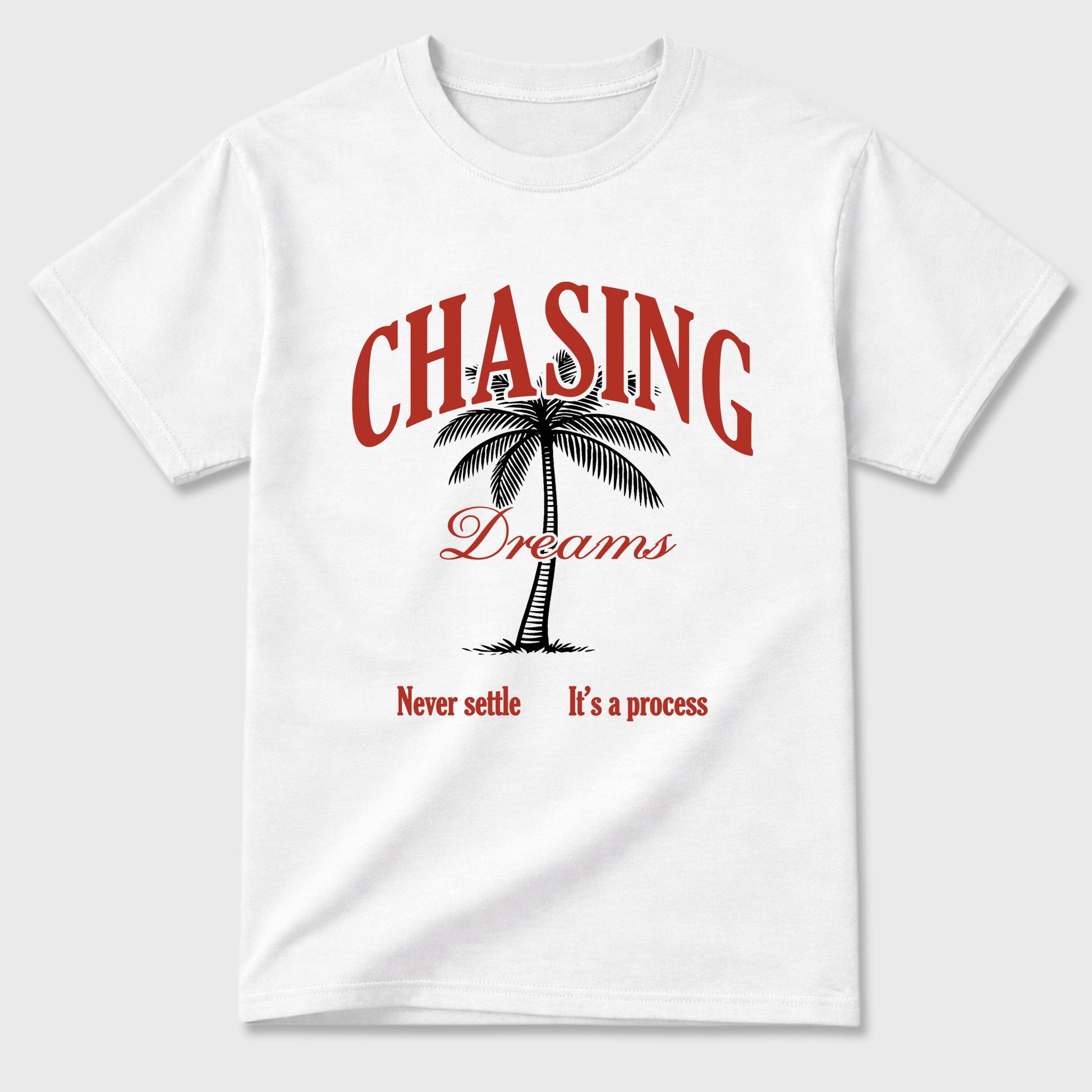 Sneaker match tees – Sneaker Tees To Match Air Jordan 4 Brick After Brick Shoes – Chasing Dreams Tee White 2