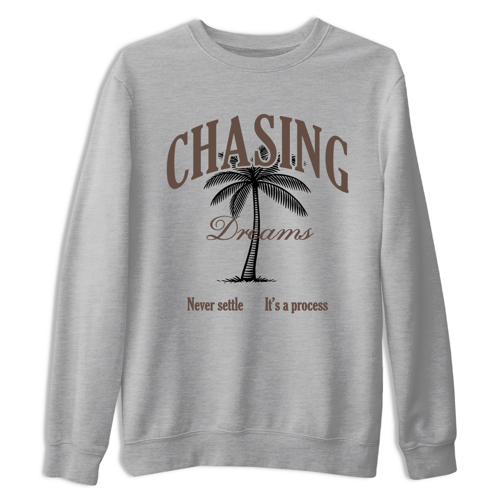 Sneaker match tees – Sneaker Tees To Match Air Jordan 4 Cave Stone Shoes – Chasing Dreams Tee Heather Grey 2