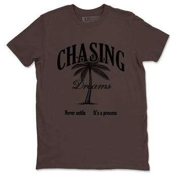 Sneaker match tees – Sneaker Tees To Match Air Jordan 4 Cave Stone Shoes – Chasing Dreams Tee Dark Chocolate 2