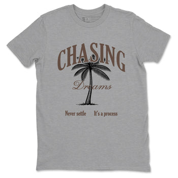 Sneaker match tees – Sneaker Tees To Match Air Jordan 4 Cave Stone Shoes – Chasing Dreams Tee Heather Grey 2