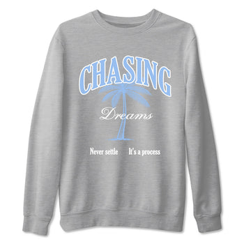 4s Forget Me Not shirts to match jordans Chasing Dreams sneaker match tees Air Jordan 4 WMNS Aluminummatch shoes to clothes SNRT Sneaker Tees unisex cotton Heather Grey 2 shirts