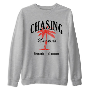 Sneaker match tees – Sneaker Tees To Match Air Jordan 6 Infrared Shoes – Chasing Dreams Tee Heather Grey 2