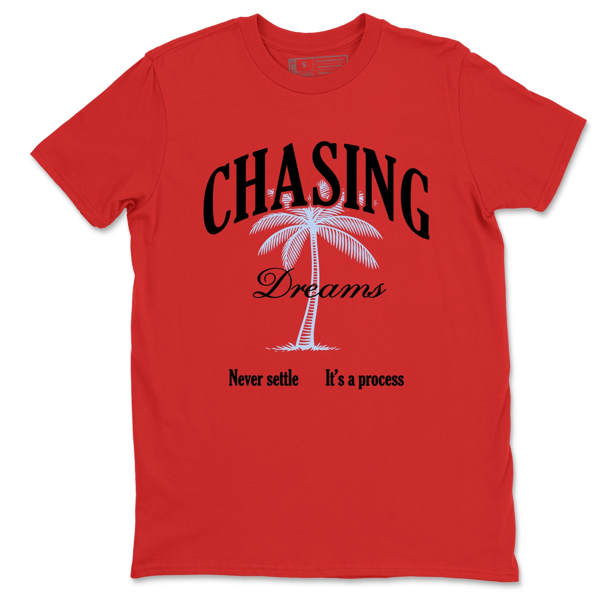 Sneaker match tees – Sneaker Tees To Match Air Jordan 6 Infrared Shoes – Chasing Dreams Tee Red 2