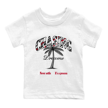Sneaker Threads – Sneaker Tees To Match Air Jordan 8 Bunny – Chasing Dreams Youth Graphic Tee White 2. Perfect for Jordan releases 2025 colorways.