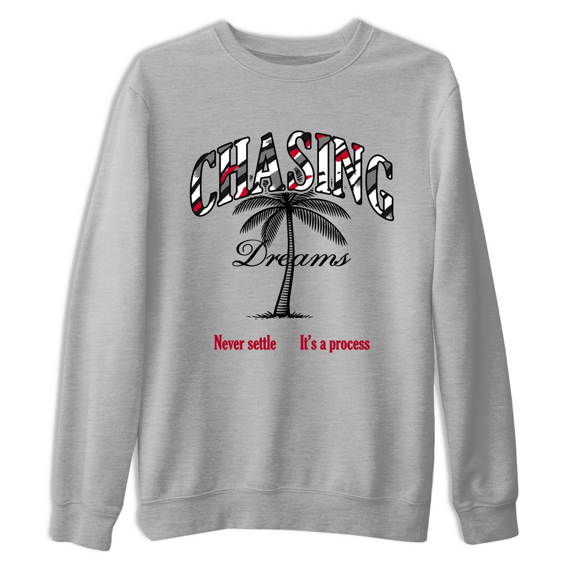 Sneaker Threads – Sneaker Tees To Match Air Jordan 8 Bunny – Chasing Dreams Graphic Tee Heather Grey 2. Perfect for Jordan releases 2025 colorways.