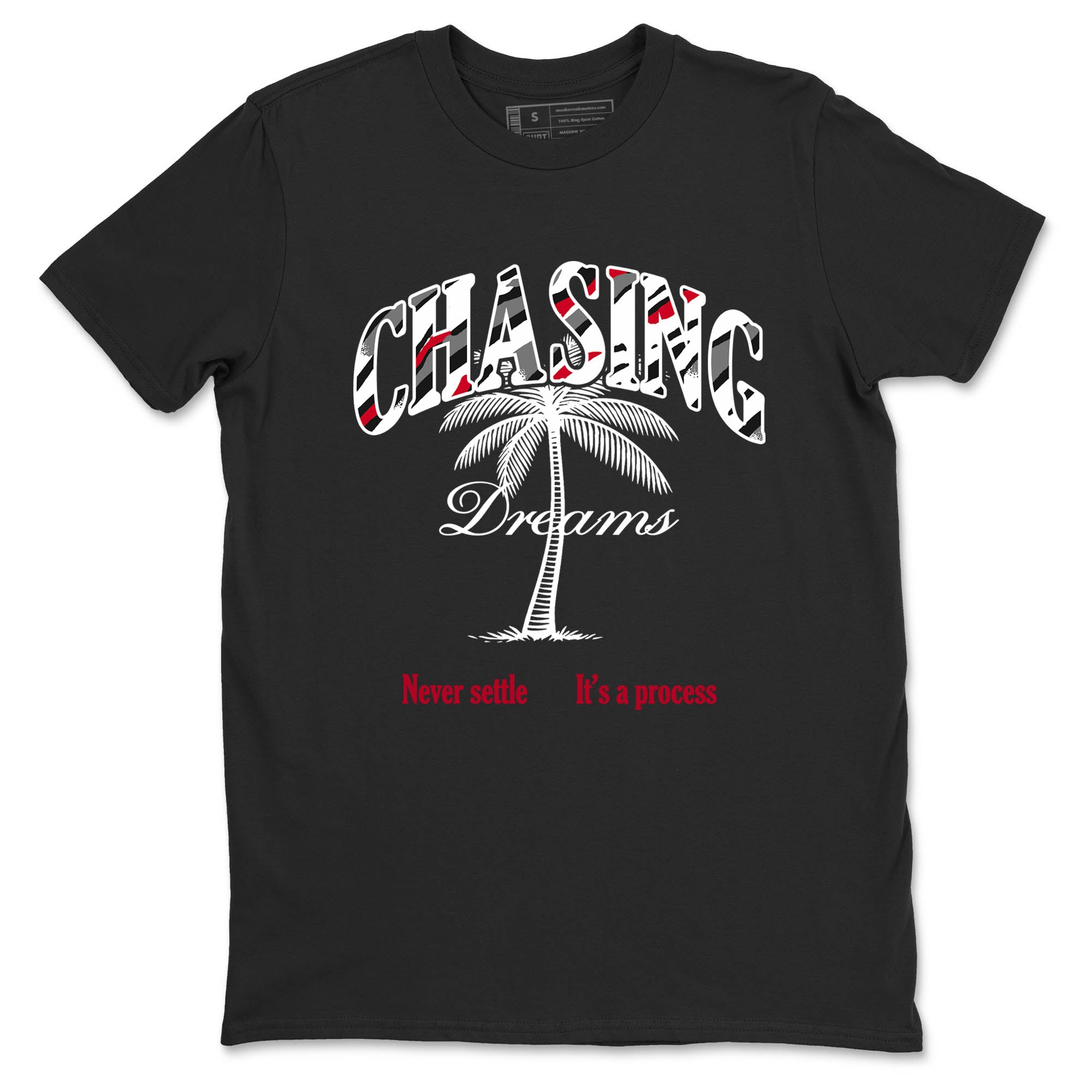 Sneaker Threads – Sneaker Tees To Match Air Jordan 8 Bunny – Chasing Dreams Graphic Tee Black 2. Perfect for Jordan releases 2025 colorways.