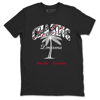 Sneaker Threads – Sneaker Tees To Match Air Jordan 8 Bunny – Chasing Dreams Graphic Tee Black 2. Perfect for Jordan releases 2025 colorways.