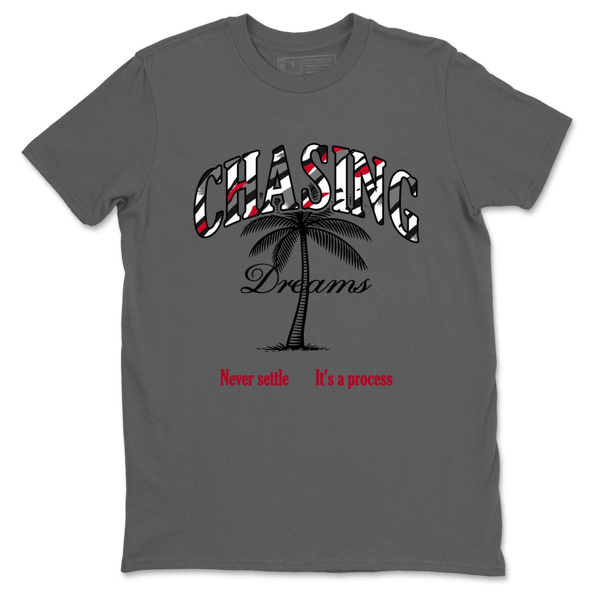 Sneaker Threads – Sneaker Tees To Match Air Jordan 8 Bunny – Chasing Dreams Graphic Tee Cool Grey 2. Perfect for Jordan releases 2025 colorways.