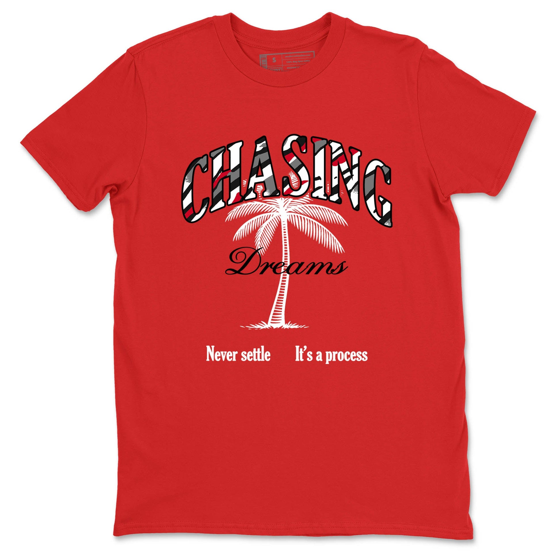 Sneaker Threads – Sneaker Tees To Match Air Jordan 8 Bunny – Chasing Dreams Graphic Tee Red 2. Perfect for Jordan releases 2025 colorways.