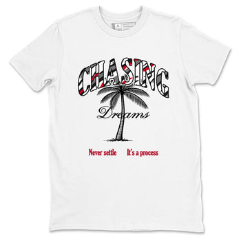 Sneaker Threads – Sneaker Tees To Match Air Jordan 8 Bunny – Chasing Dreams Graphic Tee White 2. Perfect for Jordan releases 2025 colorways.