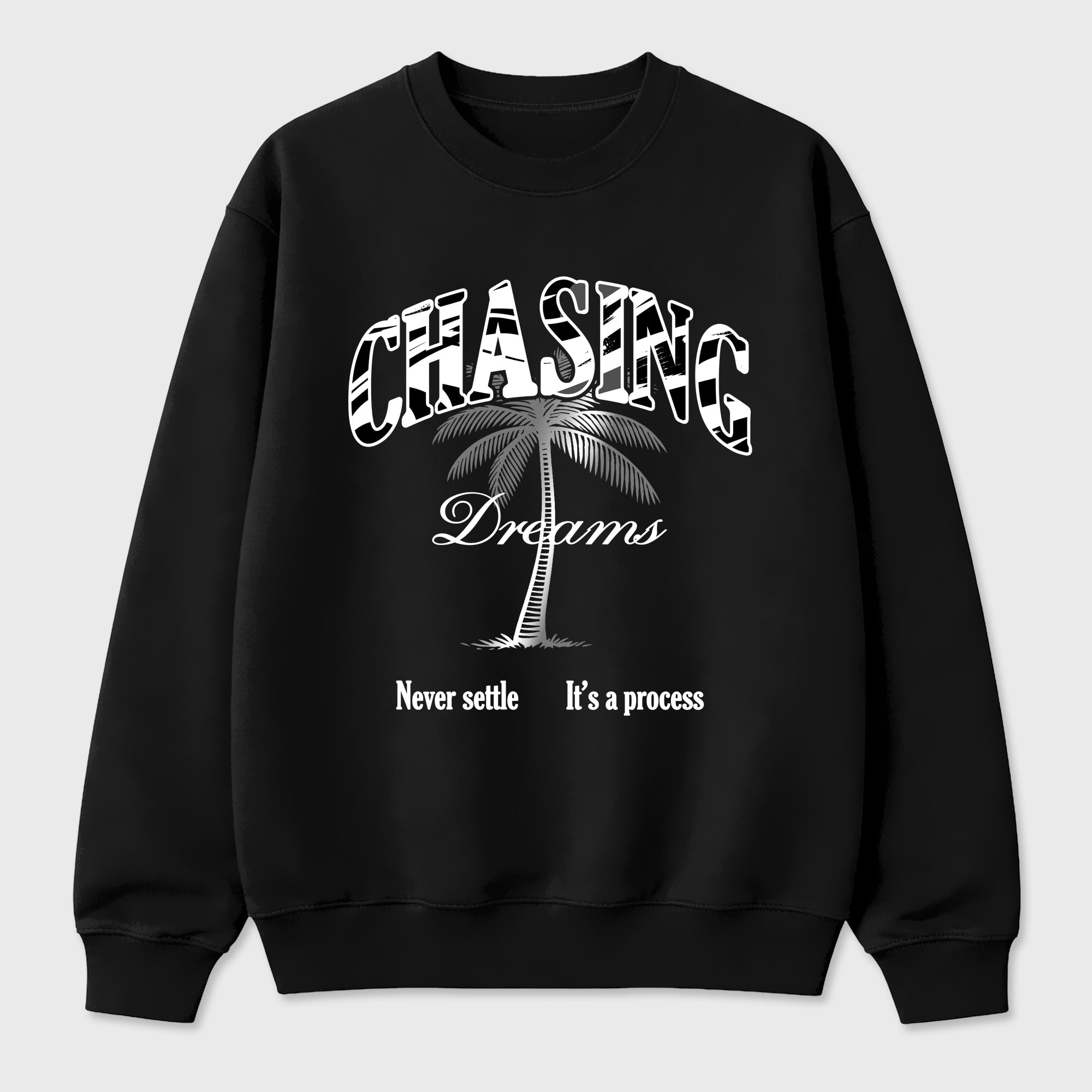 Chasing Dreams Graphic T-Shirt featuring original streetwear artwork designed to match the Air Jordan 8 Chrome. Black 2 Graphic Tee.