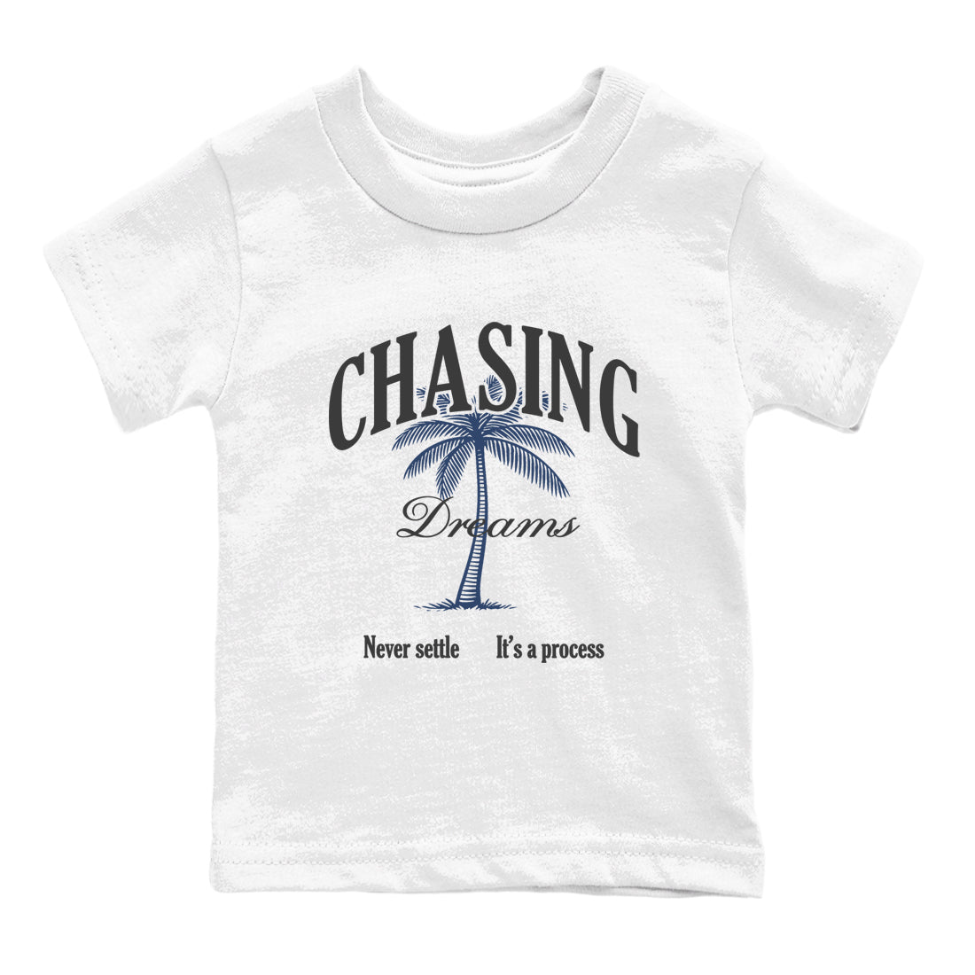 Perfect Valentine's Day Gifts graphic tee  – Sneaker Tees To Match Air Jordan 9 Flint Grey – Chasing Dreams Kids Graphic T-Shirt White 2
